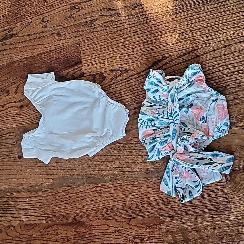 Floral Baby Romper Set